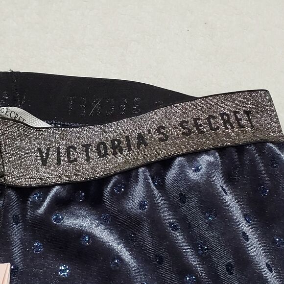 VICTORIA'S Secret The Velvet Skinny Glitter Polka-dot Mid Rise Skinny Leggings - Picture 6 of 9